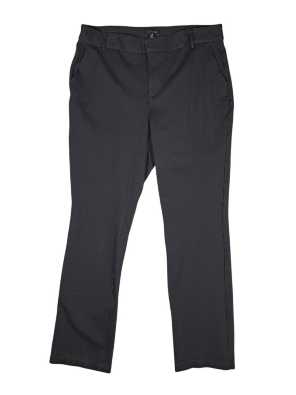 NYDJ Sculpt Her Pants Womens 16W Black High Rise Straight Leg Stretch Ponte FLAW